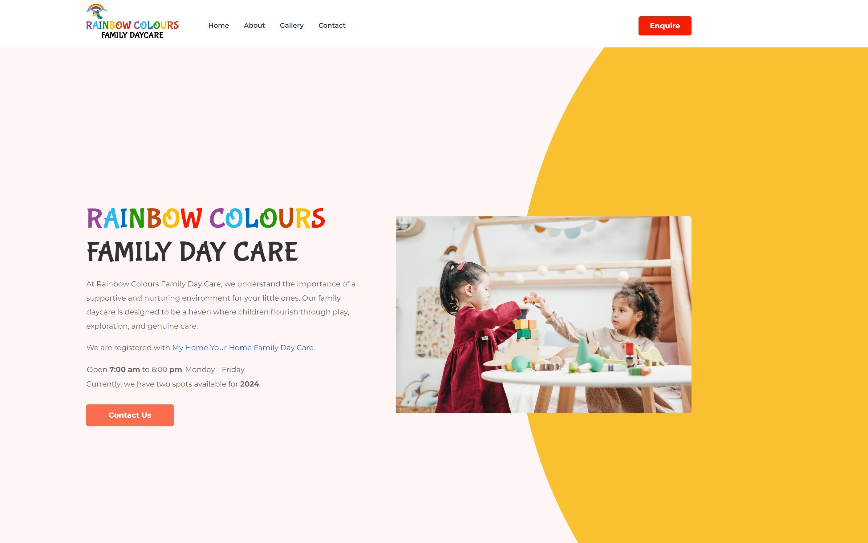 Rainbow Colours Family Daycare